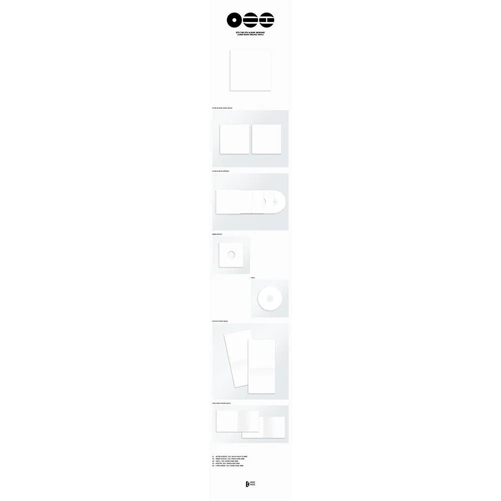 BTS The 5th Album 'ARIRANG' (Group Red Vinyl) - Image 2